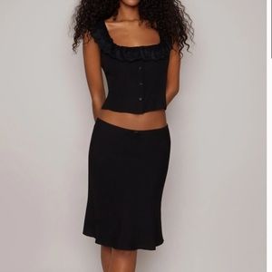 Danielle Guizio Paloma Midi Skirt